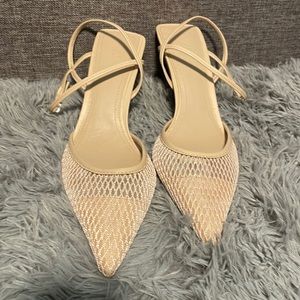 Zara - Cream Heels - Size 10